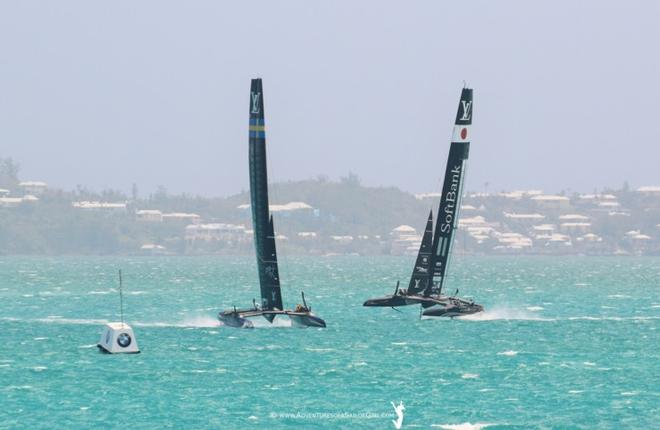 SoftBank Team &  Artemis Racing - America's Cup 2017 © www.AdventuresofaSailorGirl.com